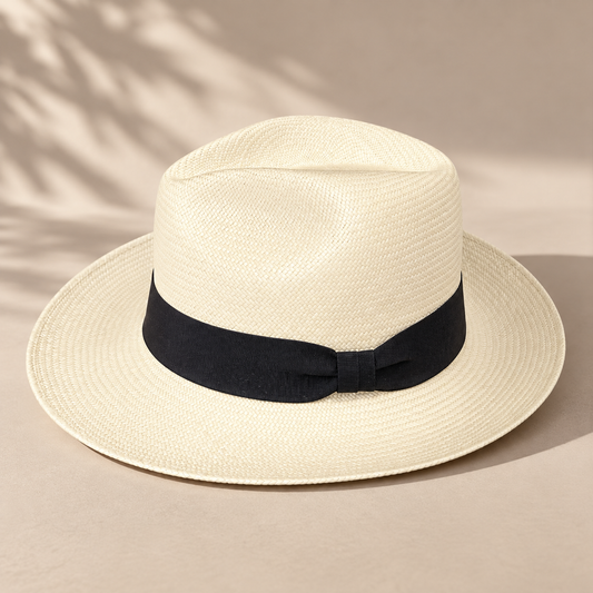 Sombrero Alba Panama Hat de paja toquilla natural