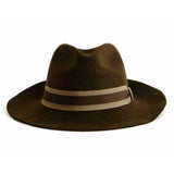 Sombrero Lana fedora marrón