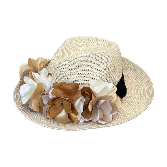 Sombrero Mujer Flores