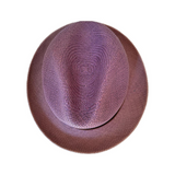 Sombrero Panama Hat ala corta lila