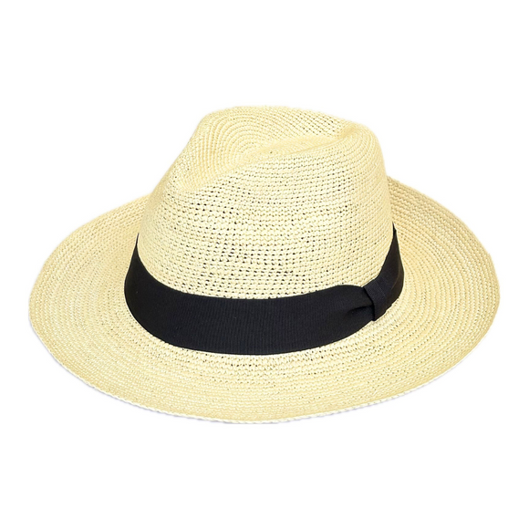 Sombrero Crochet Panama Hat Beige