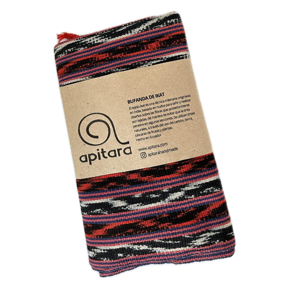 Bufanda Ikat plus / Lila