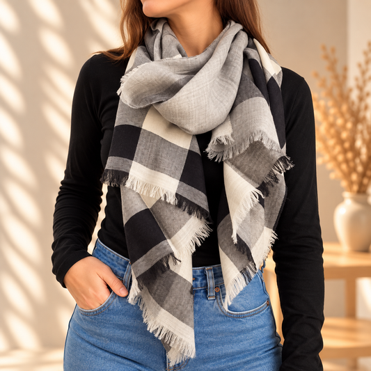Estola Baby Alpaca + Seda Arco