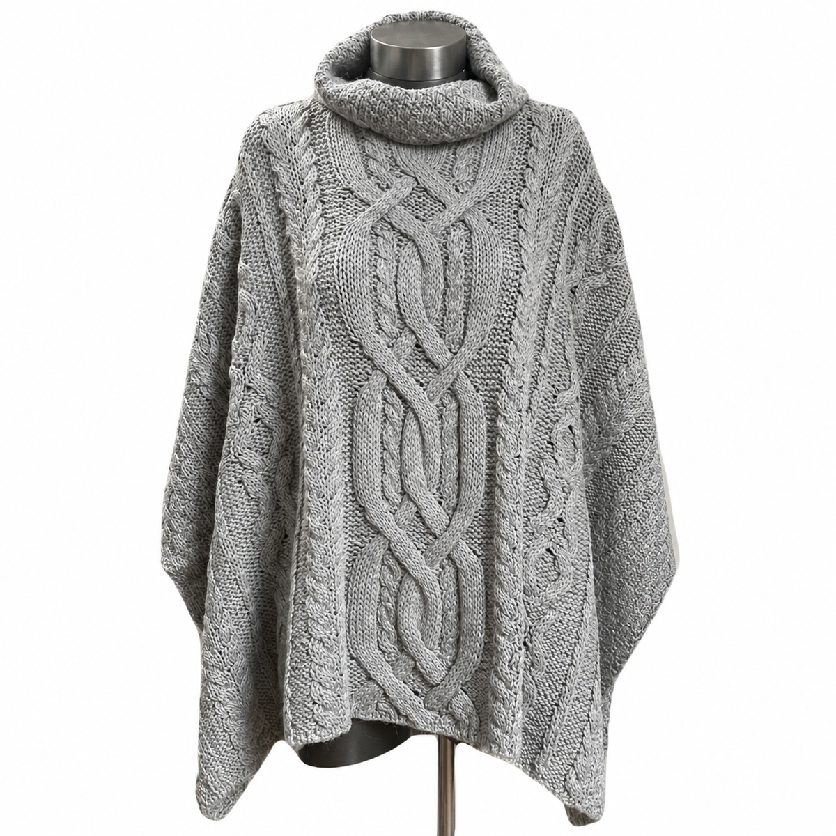 Poncho de baby alpaca para mujer Firenze - Apitara
