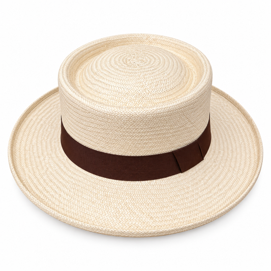 sombrero perla panama hat toquilla mujer