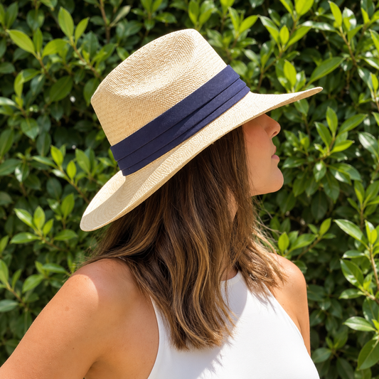 sombrero paja toquilla panama hat mujer