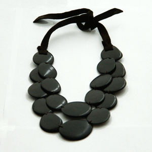 Collar Tagua Negro